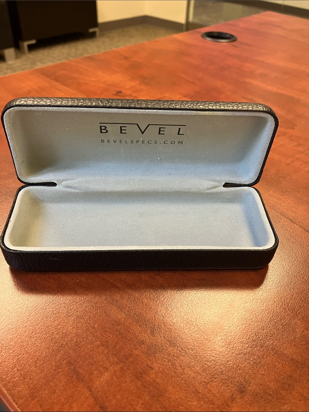 New - BEVEL Black Hard Shell Eyeglass Case